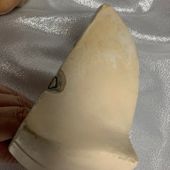 TWO VINTAGE CHALKWARE SAILOR BOY WALL MOUNT STRING DISPENSERS - Picture 8 of 8